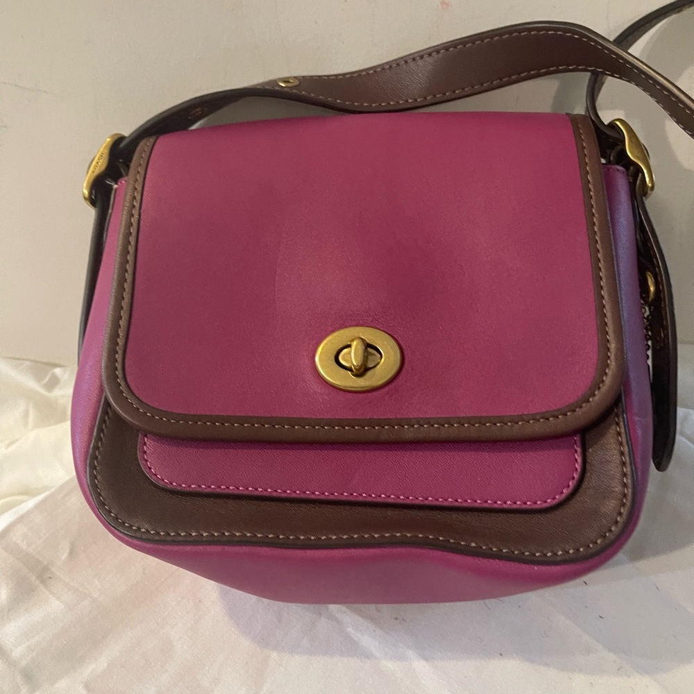 Small Coach Color Block Crossbody Bag - Picture 2 of 6